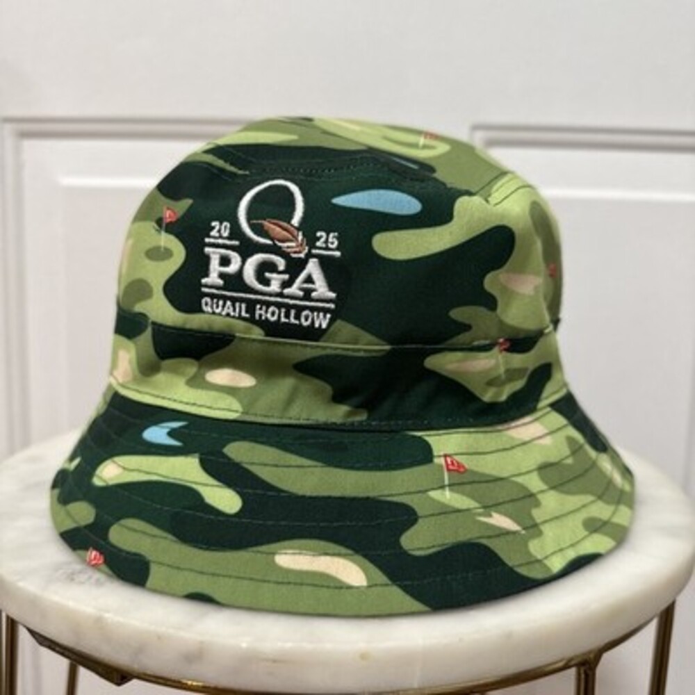 2025 PGA Championship New Era Reversible Bucket Hat Quail Hollow New